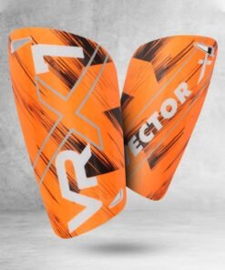 Vector X VRX7 Shin Guard Colourful Protective Football Shin Guard - Orange