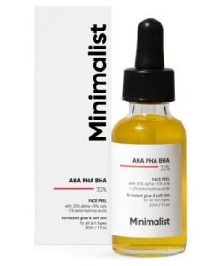 MINIMALIST Face Peeling Solution for Glowing Skin, Smooth Texture And Pore Cleansing with 25% AHA + 2% BHA + 5% PHA for Exfoliation