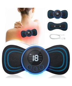MIRFA EMS Massager use for Body Massager, Wireless Portable Neck Massager having 8 Massage Modes and 19 Strength Levels, Rechargeable Pain Relief Massager for Shoulder,Arms,Legs,Back Pain for Men and Women