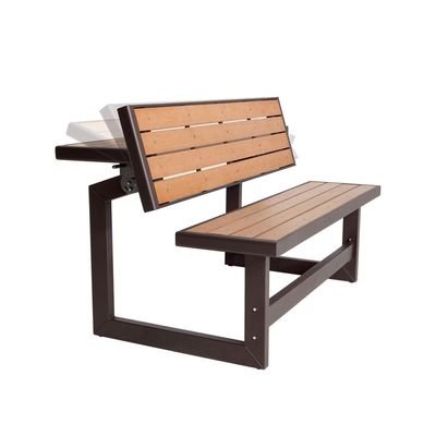Lifetime, Convertible Bench, 55.5", 2 year limited warranty, Colour Light Brown - Image 3