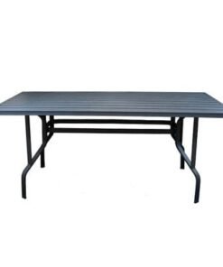 6-Seater Table -Rome Style-180×90×74CM-Aluminum-1Year