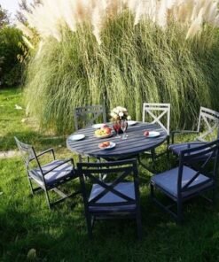 6-Seater Table -Cologne Style-φ125×74CM-Aluminum-1Year