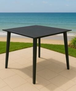 Alternative view of 4-Seater Table -Geneva Style-90×90×74CM-Aluminum-1Year