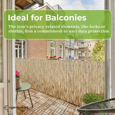 Egardenkart® Bamboo Reed Fence/Privacy Fence (3.6mtrsx6mtrs)