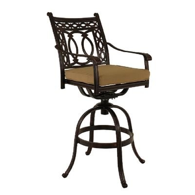Swivel Bar Chair -Philadelphia Style-61x54x122Cm-Aluminum-1Year - Image 3