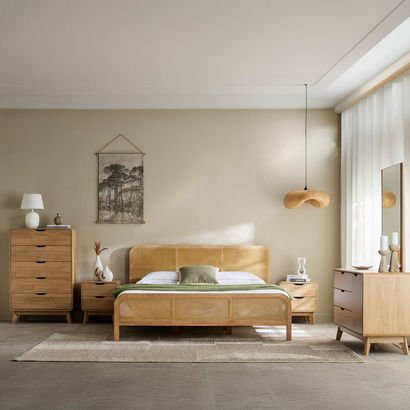 Nordica Cambridge Cane 4-Piece King Bedroom Packa...