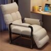 XiuWoo Lounge Home Office Desk Chairs with Footrest Conference Room Meeting Chair, Office Desk Chair Accent Chairs Armchair Training Chair, Office Chairs Study Reading Chair for Balcony, Bedroom
