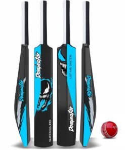 Jaspo Dominator Venom Edition 34 Inches Plastic Cricket Bat+Ball Octopus Grip|Best for Practicing-Recommended to Play with Soft Rubber, Tennis/Wind Ball.