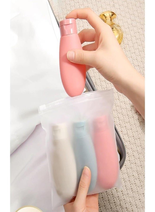 AIMERS Shampoo Bottle Set, Travel Bottles for Toiletries, Pack of 3 Travel Toiletry Bottles, Travel Containers for Toiletries, Small Bottles for Travel Leakproof Mini Travel Essentials - 60ml