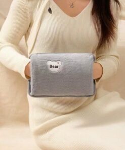 Glowudz dual comfort electric rechargeable heating water bags for pain relief warming hand and relieve muscle aches and back pains with hand warmer grey