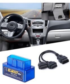 GROIC Mini ELM327 Bluetooth Torque OBDII Professional Bluetooth Scan Tool and Code Reader for Android and PC,Car Auto Diagnostic Scan Tool with OBD2 extension cable,Car Auto Diagnostic Scanner