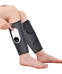 2Pcs Electric Leg Massager Leg Shaping Wireless Air Compression Heating Calf Massager with 3 Modes 3 Intensities Arm Body Circulation Muscle Relaxation Varicose Veins Physiotherapy