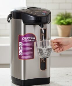 sokany Thermo Pot  Water Boiler,Water Dispenser,304 Stainless Steel Electric Water Kettle,800W Fast Heating, Energy-Saving, 6.8L,Auto Shut-Off (SK-09060)