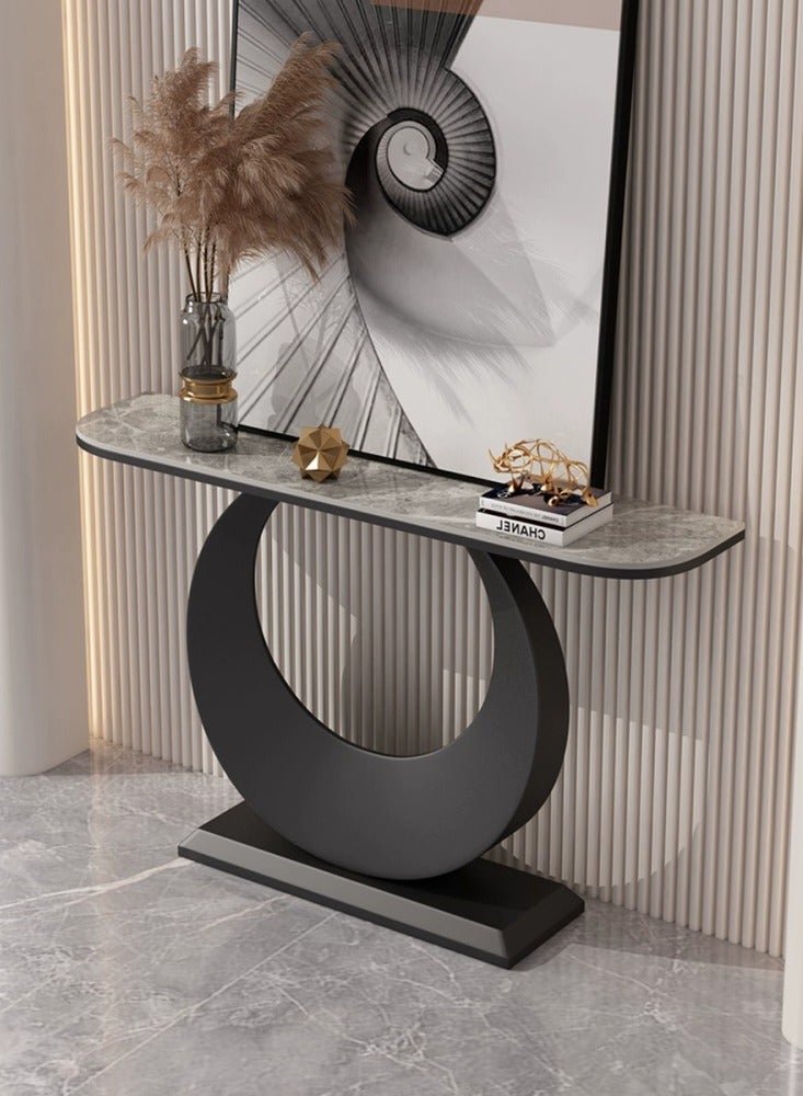 Merry Moments U Shaped Console Table Hallway Entry Table Styling Table Narrow Table for Living Room Entryway Corridor or Sofa Side Table Modern Minimalism Size: L120xH80x30 cm - Image 2
