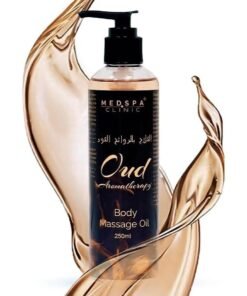 MEDSPACLINIC Oud Aromatherapy Massage Oil  250ml  A Exotic Blend for Relaxation and Tranquility - Soothes Muscles and Nourishes Skin - Luxurious Formula for Deep Tissue Massage.