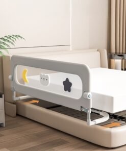 Y&D 1.2M Baby Crib Fence Guardrail Baby Anti Fall Bed Side Barrier Travel Folding Young Children Convenient Bed Fence One Side Toddler Bed Rails For Toddlers,Infant Bed Rail Guard,Portable Baby Toddler Bed Rails Guard Bumper, Toddler Travel Bed Guard,Safety Bed Rails For Toddlers Fence Protector Bed Rails For Queen Kin