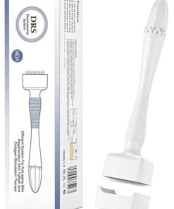 20 20 Planet CARE EVERYDAY Adjustable 0~2mm 140 Pins Derma Stamp - Derma Pen Microneedle Stamp for Hair, Beard growth, Shrink Pores, Brighten Skin Tone