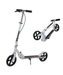 Arabest Kick Scooter, Foldable Scooter with 3 Adjustment Levels Handlebar, Aluminum Alloy, mobility scooter with Anti-skid wear-resistant wheel, Bearing capacity 150kg
