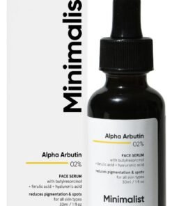 MINIMALIST 2% Alpha Arbutin Serum for Pigmentation And Dark Spots Removal | Anti-pigmentation Face Serum with Hyaluronic Acid to Remove Blemishes, Acne Marks And Tanning