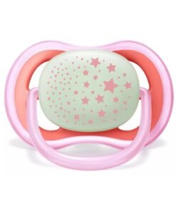 Philips Avent 2-Piece Silicone Ultra Air Night Time Soother, Glow-In-Dark, 6-18M, Twin Pack, Orthodontic Bpa-Free, Scf376/22 - Image 4