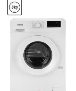 GEEPAS 6 KG Front Load Fully Automatic Smart Washing Machine| With Drum Cleaning Function, Smart Weight Function, Stainless Steel Drum, Steam Function, Quick Wash| Child Lock 6 kg 6 kg GWMF6210LCR White