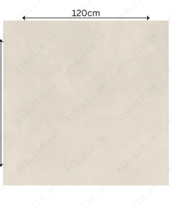 Icona Bianco 120x120cm 09mm – Matt