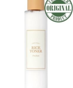 I'M FROM Rice Toner, Milky Toner for Glowing Skin, 77.78% Korean Rice, Glow Essence with Niacinamide, Hydrating for Sensitive, Dry, Dull, Combination Skin, Vegan, Fragrance Free, Glass Skin 150ml