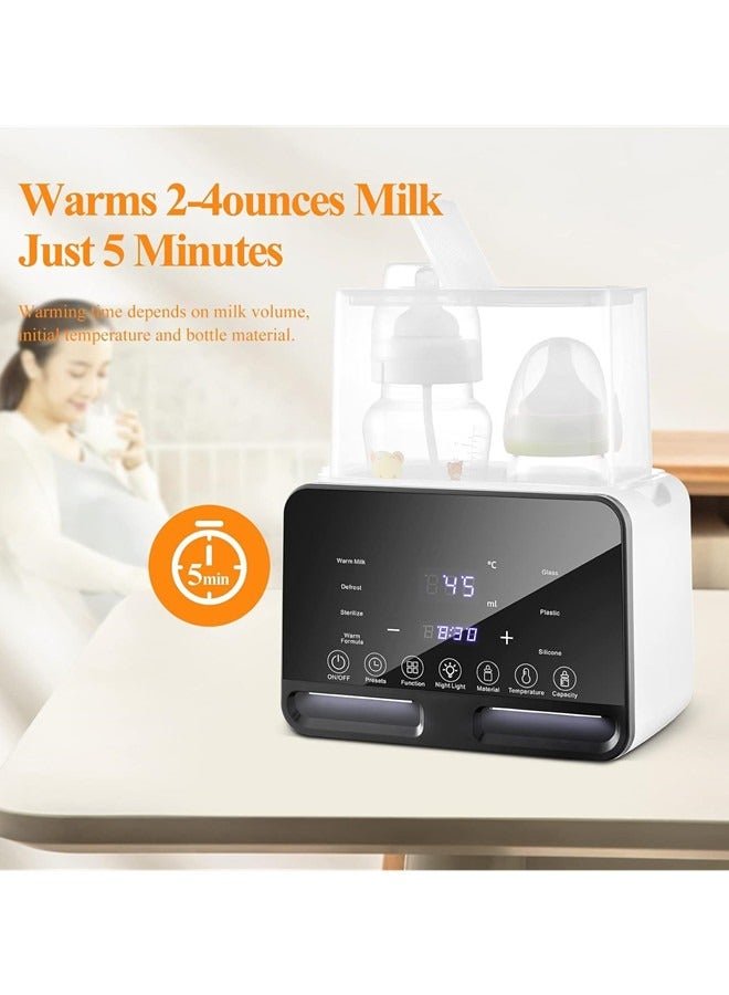 Beauenty Baby Bottle Warmer, 9-in-1 Milk Warmer for Breastmilk Formula, 48H Constant Warming. - Image 2