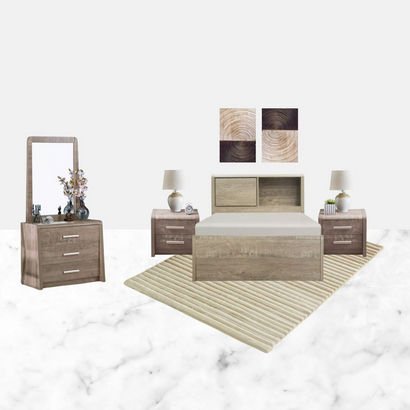 Curvy Plus 4-Piece Single Bedroom Package