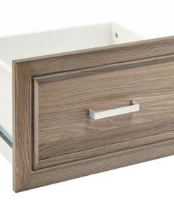 ClosetMaid SuiteSymphony Wood, Add On Accessory Shaker Style, For Storage, Closet, Clothes, x 10” Size for 16 in. Units, Natural Gray/Satin Nickel, 16" X 10" Drawer