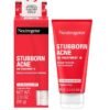 Neutrogena Stubborn Acne AM Face Treatment with 2.5% Micronized Benzoyl Peroxide Acne Medication, Oil-Free Daily Facial Treatment Reduces Size & Redness of Breakouts, Paraben-Free, 2.0 oz 2.0 ozounce