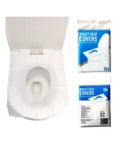 i diD Disposable Toilet Seat Cover Paper – 10 Pieces (1 Pack), Hygienic & Antibacterial, Ideal for Travel & Public Restrooms