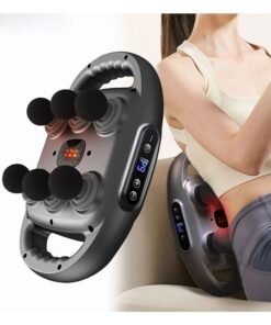 XiuWoo Fascia Gun Muscle Massager Gun High Frequency Back Waist Massage Machine Six-head Body Shoulder Professional Fascia Massage Gun