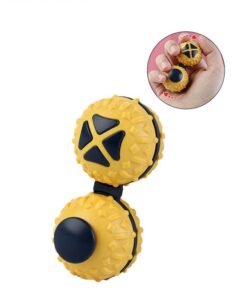 GROIC 2 in 1 Conjoined Massage Ball, Decompression Massage Ball, Decompression Spinning Toy, Hand Exercise Ball Acupuncture Point Massager for Massaging Hands Shoulders and Neck