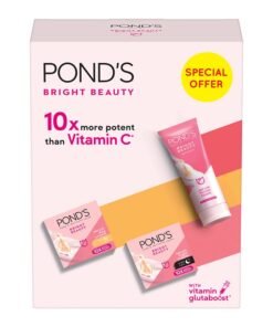 Pond's Bright Beauty Day And Night Cream With Facial Cleanser Regime 150g