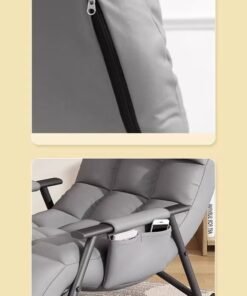 Alternative view of XiuWoo Nursery Rocking Chair Lounge Chair, Modern Adjustable Lounger Sofa,Can Lie or Sleep Lazy Chair,Single Rocker Chair,for Apartment/Living Room/Bedroom/Balcony