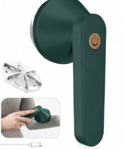 Yangzi Lint Remover,Fabric Shaver, For Clothing Furniture Carpet Lint Balls Bobbles, Includes Cleaning Machine Brush And A Usb Cable, Green