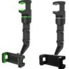 ELTRAZONE 2PCS Rearview Mirror Phone Holder, 360 Rotatable Car Phone Holder Mount, Universal 50mm-100mm Multifunctional Rear View Mirror Phone Holder Cell Phone Cradles for Car/Back Seat/Kitchen (Black Green)