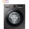 Samsung 8Kg Front Load Washing Machine, 1400 RPM With Eco Bubble Hygiene Steam, Digital Inverter Technology, International Specs 8 kg WW80TA046AXI Silver