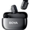 BOYA mini-15 Wireless Lavalier Microphone Noise Cancellation Microphone For iPhone Android Smartphones Ultra mini microphone with AI Voice Change, Metal Clip on Mic for Vlogging TikTok YouTube Content Creators Live Streaming Interview Recording