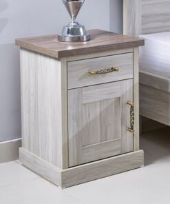 Angelic Night Stand with Door and Drawer