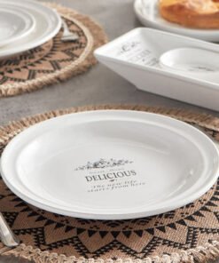Sweet Home Ceramic Dinner Plate - 26 cm
