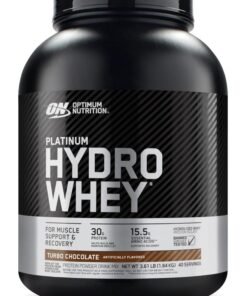 Optimum Nutrition Platinum Hydrowhey Protein Powder, 30 Grams of Protein for Muscle Support, 100% Hydrolyzed Whey Protein Isolate Powder - Turbo Chocolate, 3.61 Lbs, 40 Servings (1.64 KG)