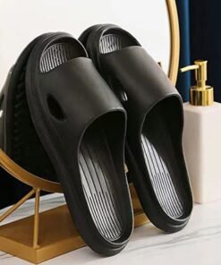 HomarKet Bathroom Shower Slippers Anti-slip Lightweight House Shower Slippers Super Soft Home Slippers for Indoor & Outdoor