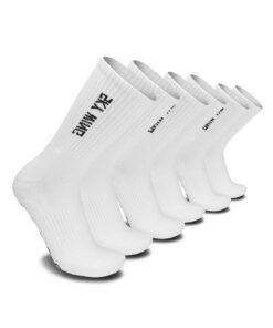 SKY WING Soccer Socks for Men & Women  Knee High Football & Softball Sports Wicking Non-Slip Athletic Long Socks 1/2/3/4 Pairs