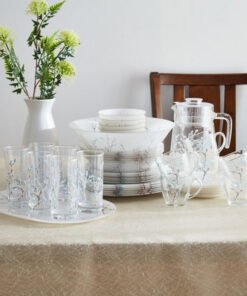 Luminarc 46-Piece Glass Hana Dinner Set - Serves 6