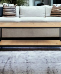 Urban Rectangular Coffee Table with Undershelf