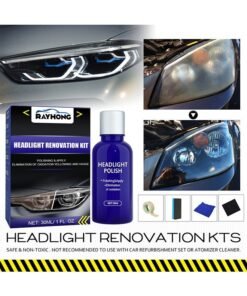RAYHONG Headlight Renovation Kit - Car Headlight Polishing Agent Scratch Remover Fluid And Headlight Restoration Kit Long Lasting Protection Liquid