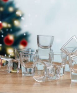 Ocean Plaza 12-Piece Shot Glass Set - 55 ml
