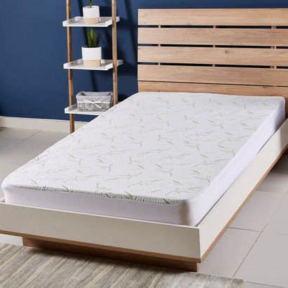 Bamboo Waterproof Twin Mattress Protector - 120x20...
